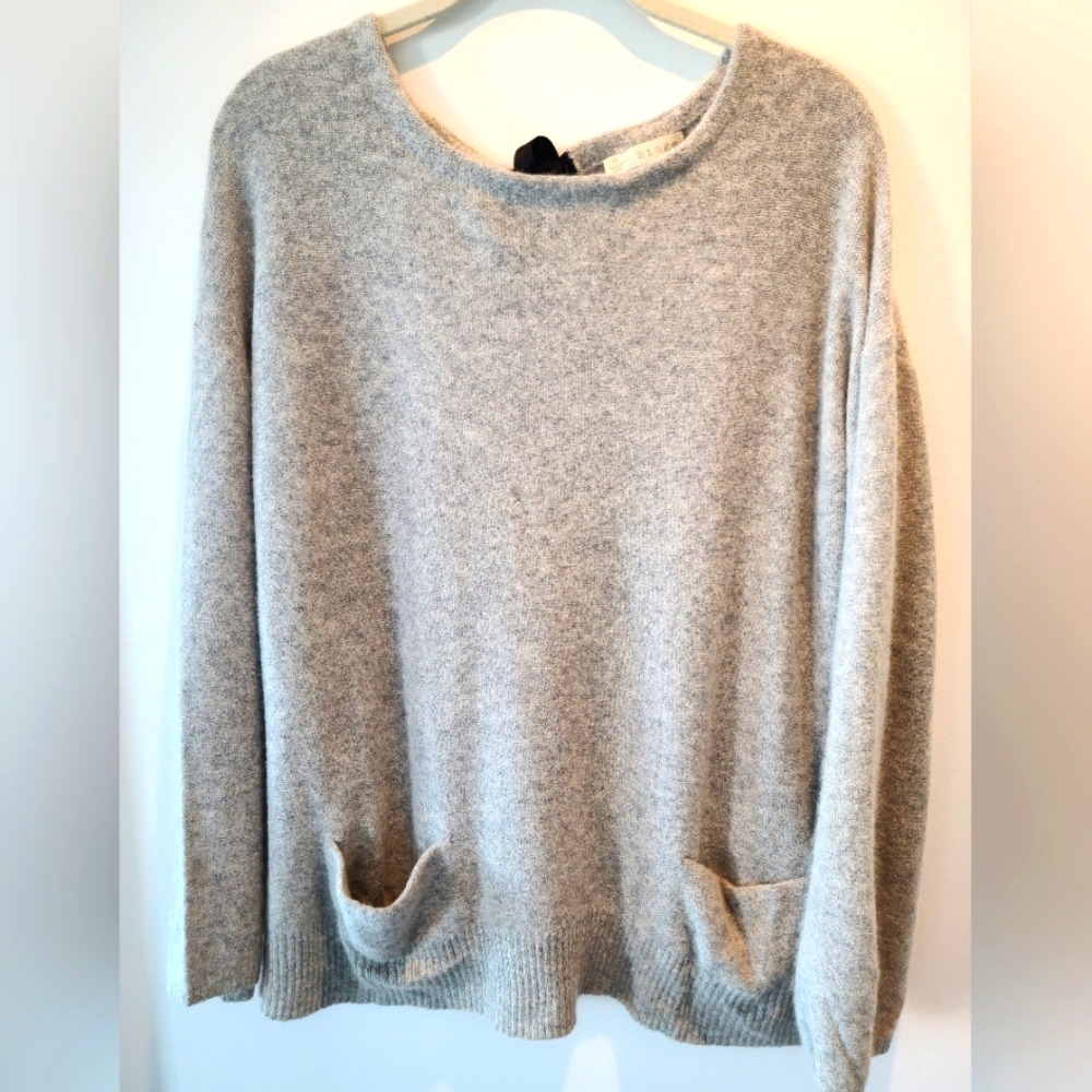 Hinge Angora and Nylon Sweater